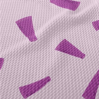 Hand Drawn Purple Cosmetics Birdseye Piqué