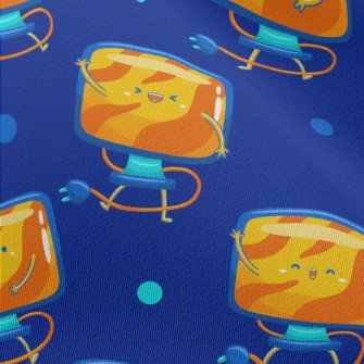 Cartoon Computer Screen Chiffon