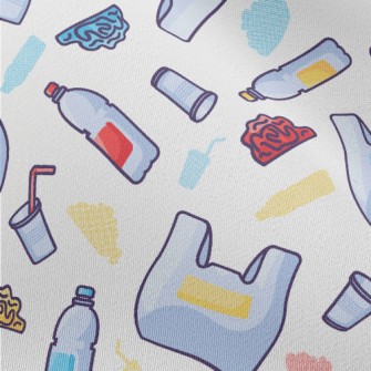 Cartoon Supermarket Bottled Wa Chiffon