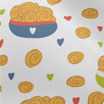 Hand Drawn Sweet Bread Chiffon