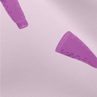 Hand Drawn Purple Cosmetics Chiffon