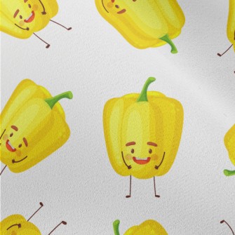 Cute Yellow Bell Pepper Chiffon