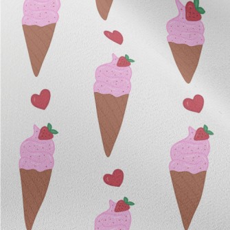 Strawberry Flavored Cone Chiffon