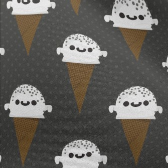 Ghost Shaped Ice Cream Cone Chiffon