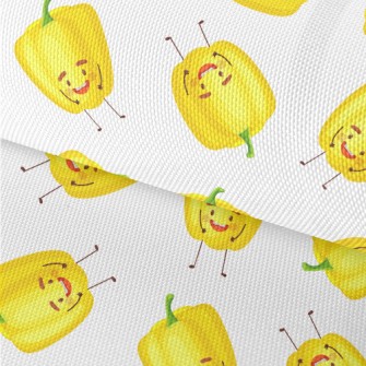 Cute Yellow Bell Pepper Waterproof Oxford