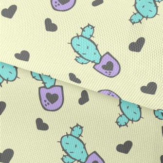 Purple Flowerpot Cactus Waterproof Oxford