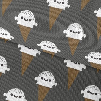 Ghost Shaped Ice Cream Cone Waterproof Oxford