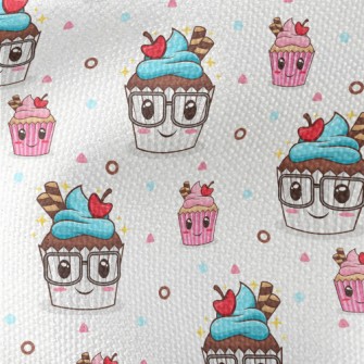 Chocolate Cup Cake Waterproof Canvas