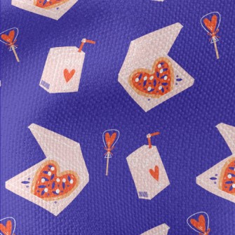 Valentine's Day Heart Pizz Waterproof Canvas