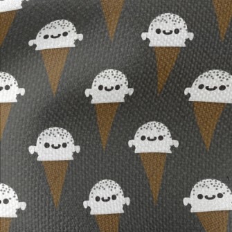 Ghost Shaped Ice Cream Cone Waterproof Canvas