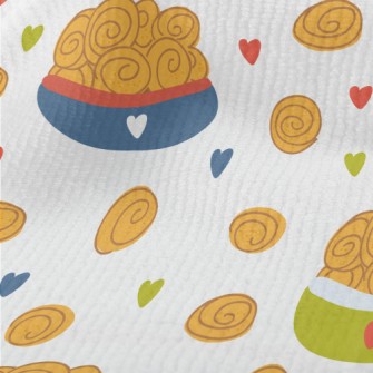 Hand Drawn Sweet Bread Terry