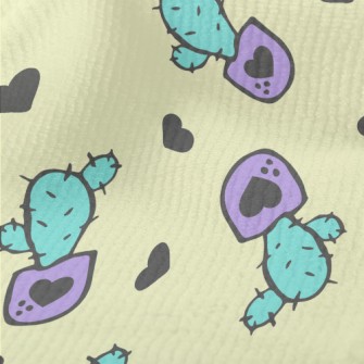 Purple Flowerpot Cactus Terry