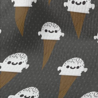 Ghost Shaped Ice Cream Cone Terry