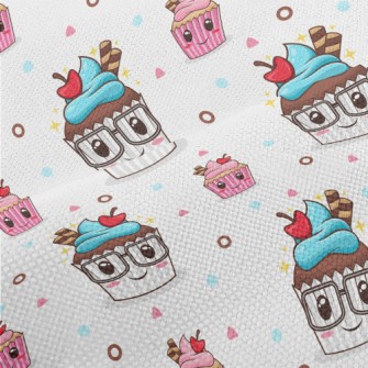 Chocolate Cup Cake Performance Linen
