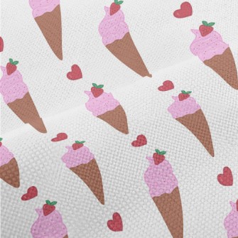 Strawberry Flavored Cone Performance Linen