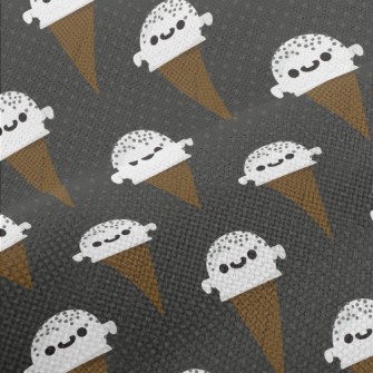 Ghost Shaped Ice Cream Cone Performance Linen