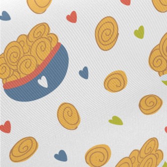 Hand Drawn Sweet Bread Twill