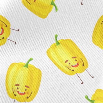 Cute Yellow Bell Pepper Standard Corduroy