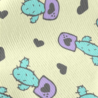 Purple Flowerpot Cactus Standard Corduroy