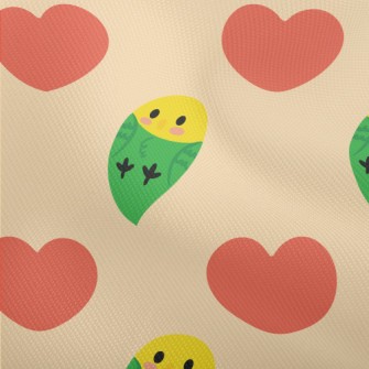 Love Heart And Cute Parrot Dobby