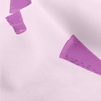 Hand Drawn Purple Cosmetics Micro Fleece