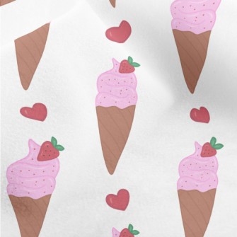 Strawberry Flavored Cone Micro Fleece