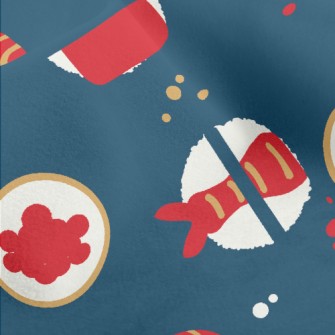 Cartoon Nigiri Sushi Set Micro Fleece