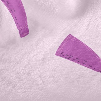 Hand Drawn Purple Cosmetics Minky