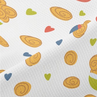 Hand Drawn Sweet Bread Piqué