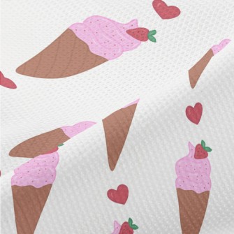 Strawberry Flavored Cone Piqué