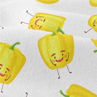 Cute Yellow Bell Pepper Modern Jersey