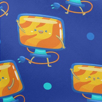 Cartoon Computer Screen Pongee