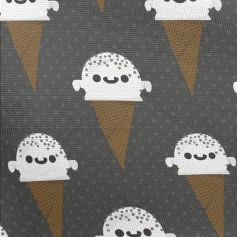 Ghost Shaped Ice Cream Cone Pongee