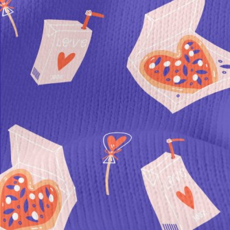 Valentine's Day Heart Pizz Stretch Jersey