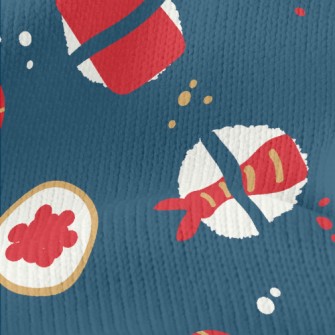 Cartoon Nigiri Sushi Set Stretch Jersey