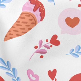 Valentine&#39;s Day Romantic C Lightweight Cotton Poplin