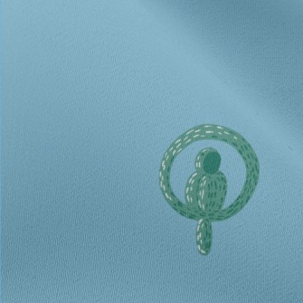 Green Parrot Balloon Chiffon