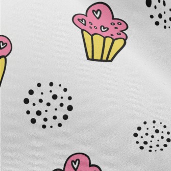 Cupcake Doodle Chiffon