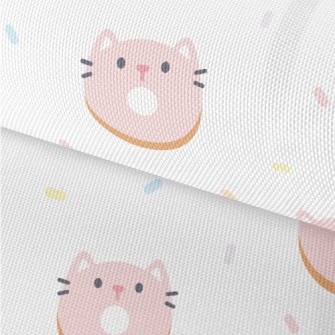 Cat Shaped Donuts Waterproof Oxford