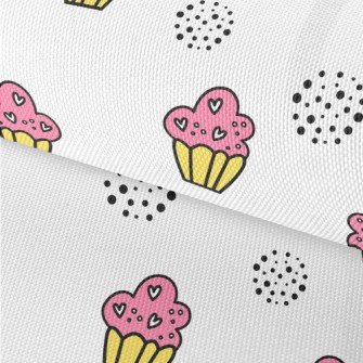 Cupcake Doodle Waterproof Oxford