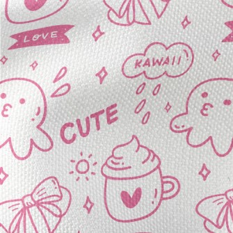 Cute Graffiti For Girls Waterproof Canvas