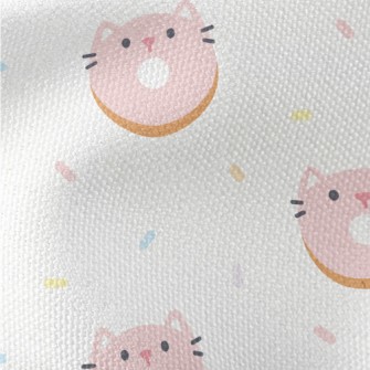 Cat Shaped Donuts Waterproof Canvas