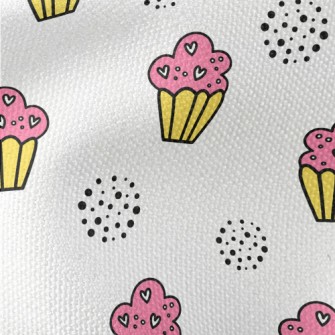 Cupcake Doodle Waterproof Canvas