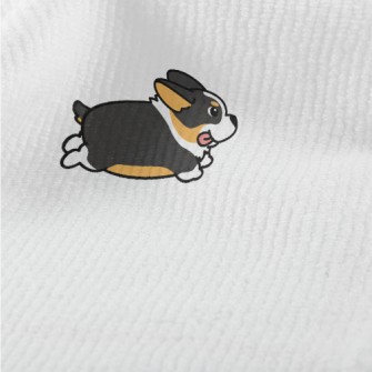 Cute Black Corgi Terry