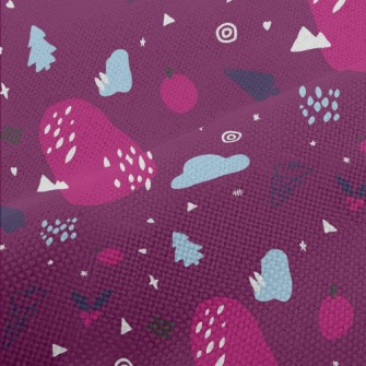 Hand Drawn Irregular Graffiti Performance Linen
