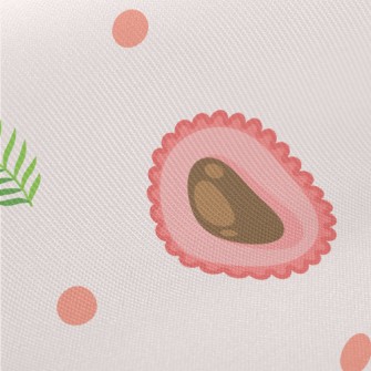 Cartoon Tropical Fruits Twill