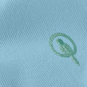 Green Parrot Balloon Standard Corduroy