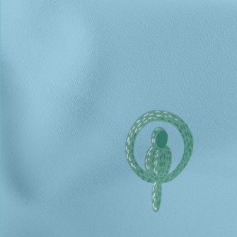 Green Parrot Balloon Stretch Ponte