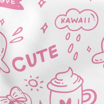 Cute Graffiti For Girls Stretch Ponte