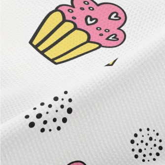 Cupcake Doodle Piqué